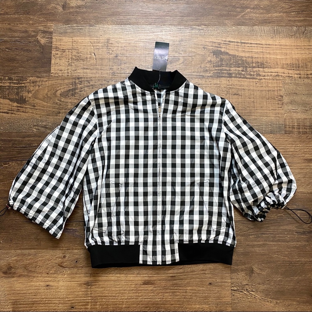 Ralph Lauren Checkered Trench Jacket